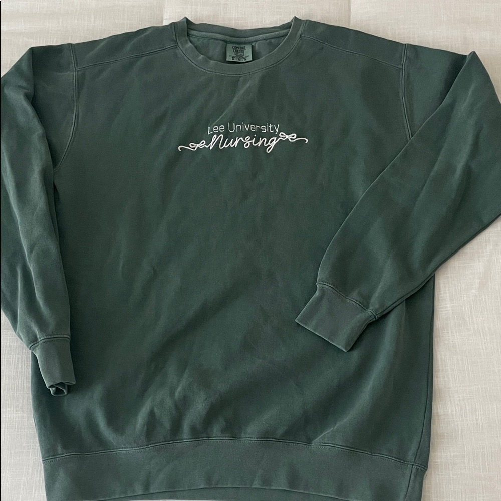 Lee university Nursing Green Sweatshirt